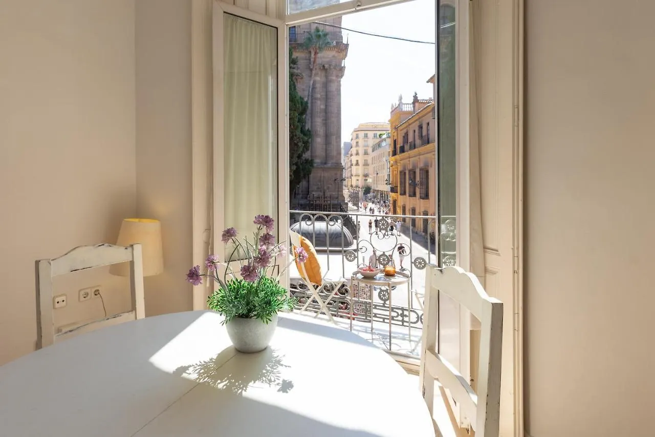 Luminoso Apartamento De Dos Habitaciones Con Vistas A Las Catedral مالقة