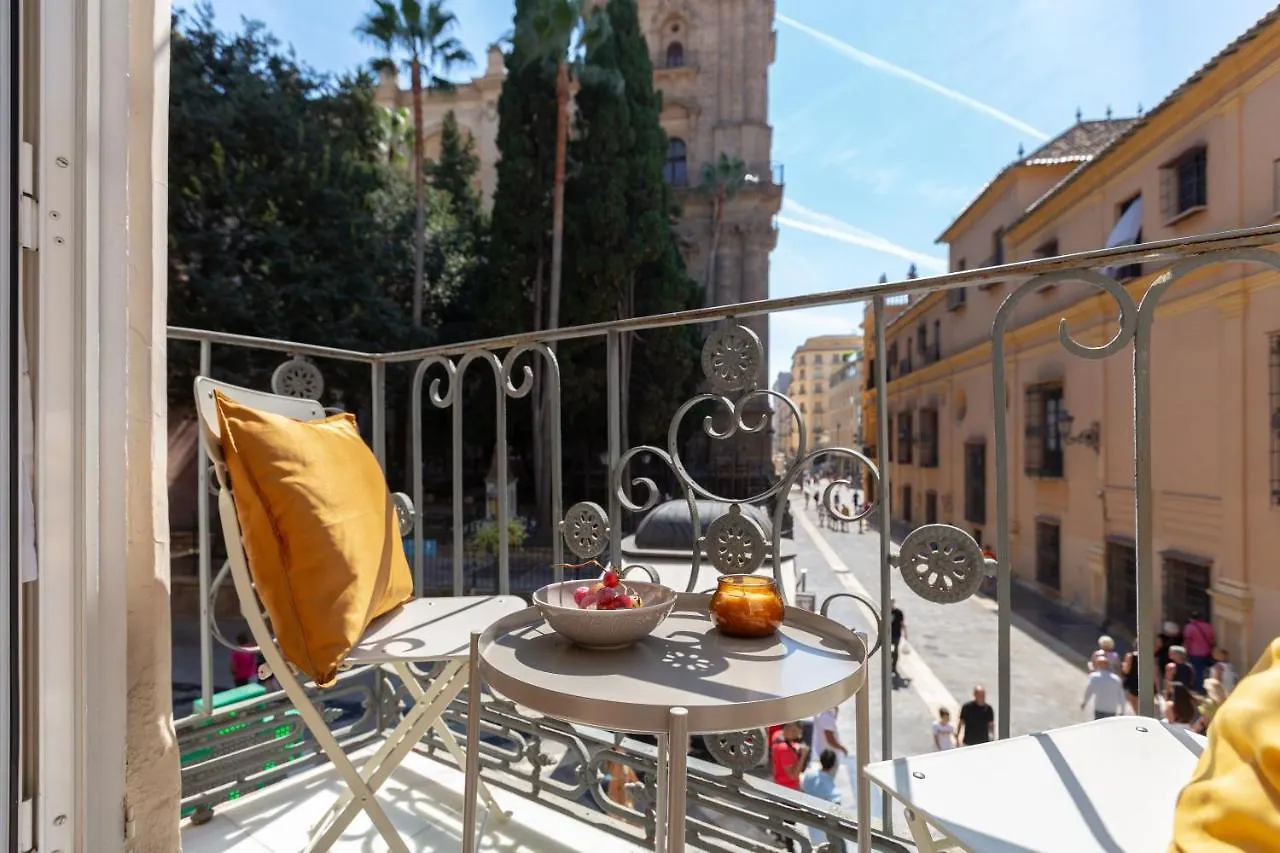 Luminoso Apartamento De Dos Habitaciones Con Vistas A Las Catedral مالقة شقة