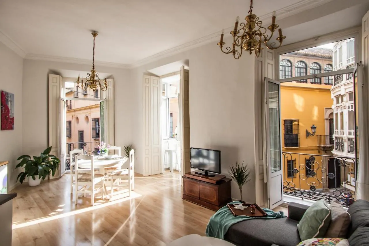 Luminoso Apartamento De Dos Habitaciones Con Vistas A Las Catedral Malaga Apartment