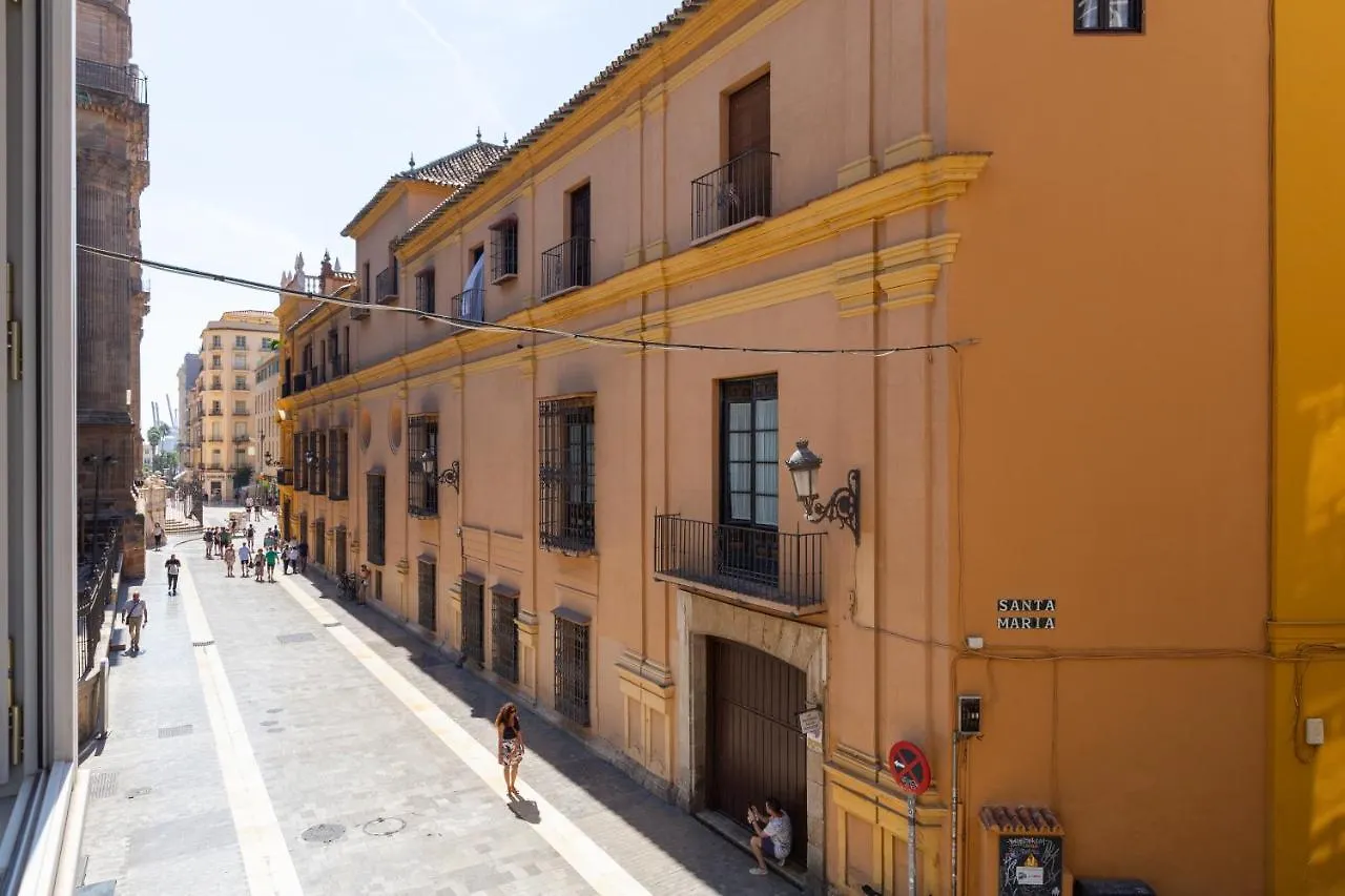 Luminoso Apartamento De Dos Habitaciones Con Vistas A Las Catedral Malaga