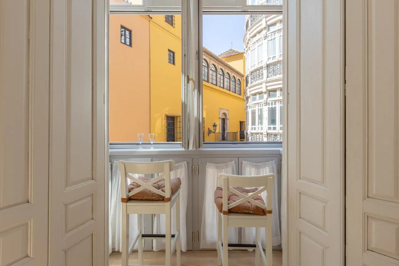 Luminoso Apartamento De Dos Habitaciones Con Vistas A Las Catedral Malaga 0*,  Spain